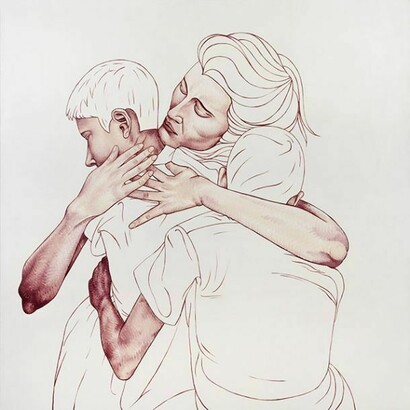 Pietro Librici, Senza Titolo, Olio su tela, 100x100cm, 2013