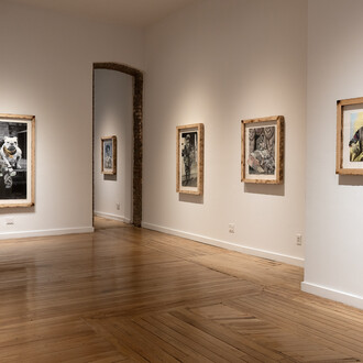 Stan Squirewell, The weight of grace, exhibition view. Courtesy of Claire Oliver Gallery