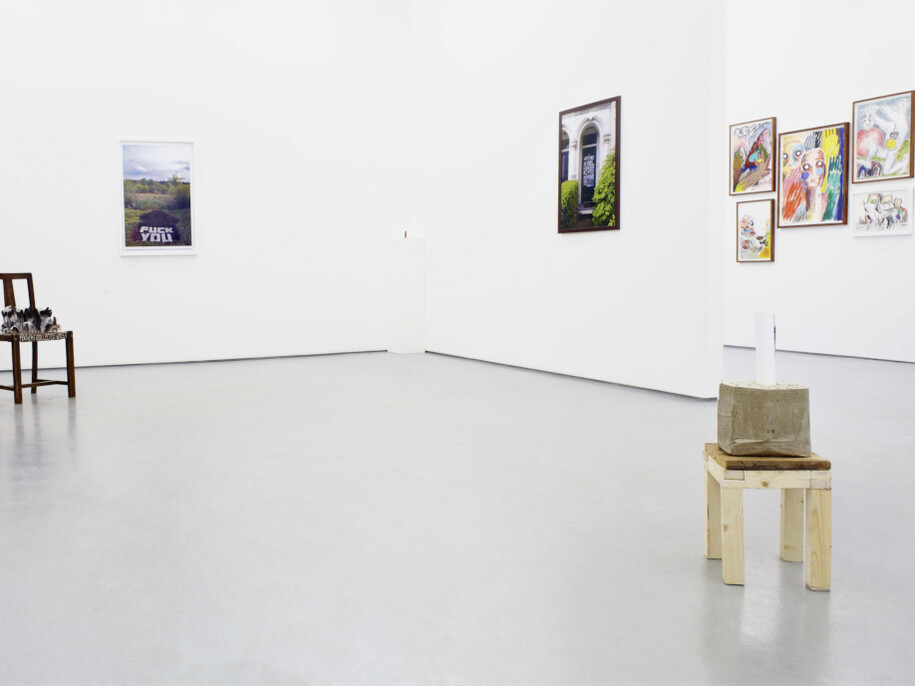 Mathew Sawyer, Please Take All Your Rubbish With You, installation view at Maria Stenfors, London. Photo: Lee James Thompson