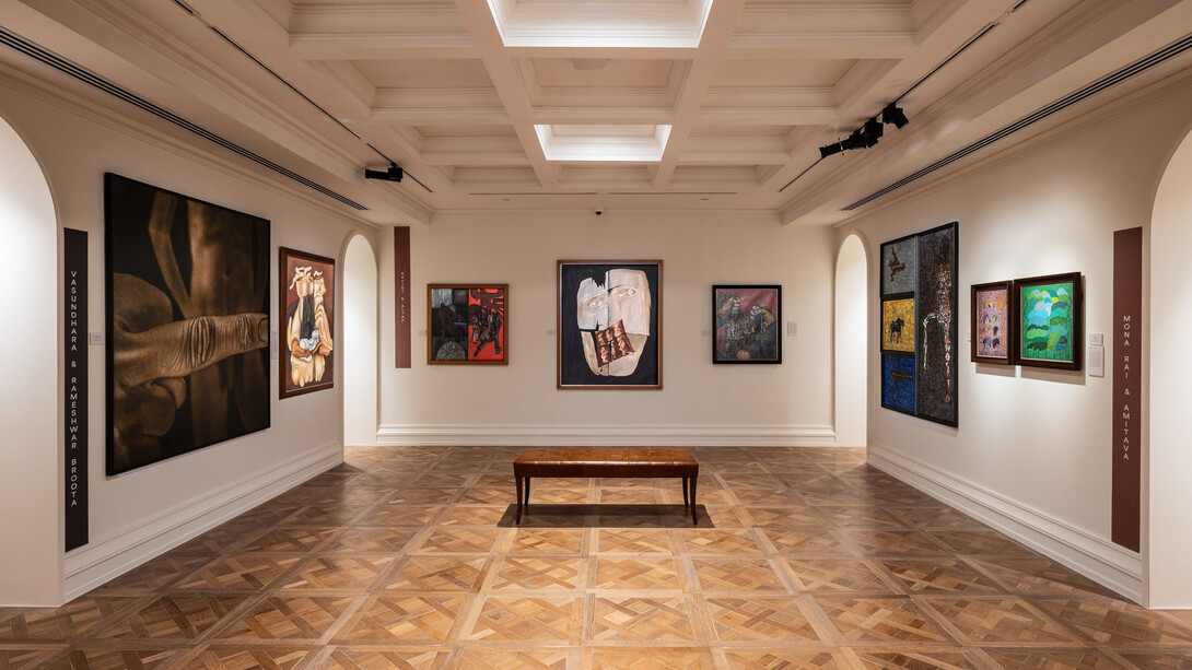 Various artists, Shared lives, distinct visions. Artist couples in India, exhibition view. Courtesy of DAG