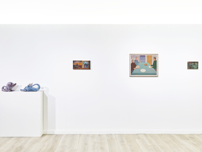 Various artists, I don't believe in ghosts, exhibition view. Courtesy of Tube Culture Hall