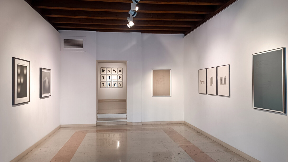 Riccardo De Marchi, Paolo Serra, and Marco Tirelli, Luce trattenuta, exhibition view. Courtesy of Marcorossi Artecontemporanea