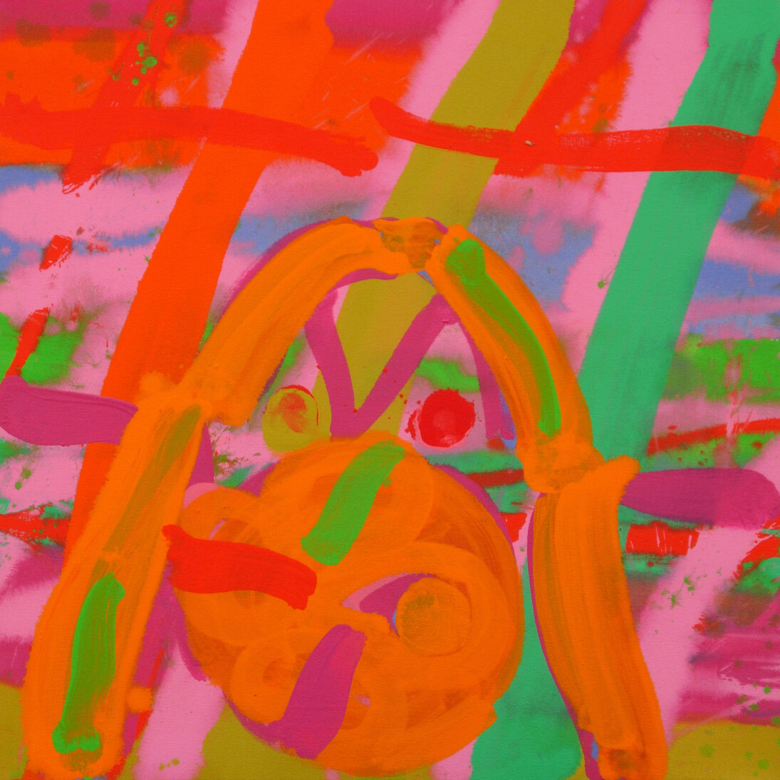 Albert Irvin, Marigold, 2006, acrylic on canvas, 24 x 24 in/
61 x 61 cm
