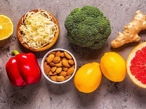 Bell peppers, strawberries, kiwis, and papaya actually contain more Vitamin C than citrus fruits like oranges