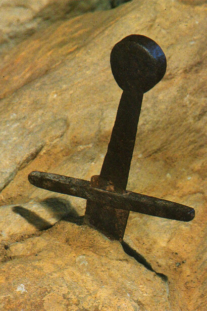 La spada dell'abbazia di San Galgano