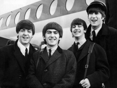 I Beatles all'aeroporto