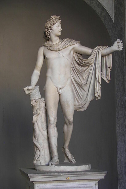 Apollo Belvedere di Angelo Montorsoli, Musei Vaticani, Roma, Italia