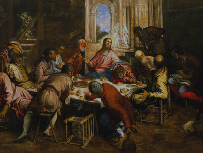 Jacopo Tintoretto, Ultima Cena, Chiesa di Santo Stefano, Venezia, particolare
