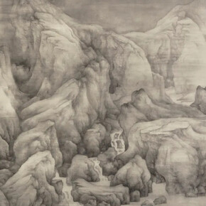 Tai Xiangzhou, Stream and mountain accumulating gem (detail), 2011. Courtesy of Fu Qiumeng Fine Art
