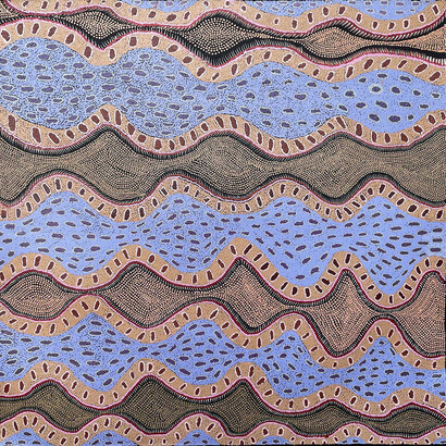 Together we share our stories, artwork in exhibition. Courtesy of Japingka Gallery