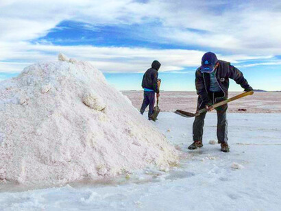 Proceso de extracción del 'oro blanco' (litio)