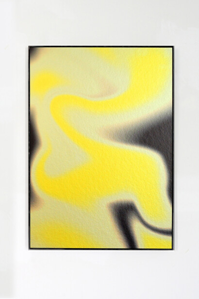 Alona Rodeh
Vapor (aus der Serie FIRE Essay Covers (Revisited)), 2020
Archivarischer Inkjet Print auf Metallpapier, Rohmetallrahmen
Ed. 3 + AP
60 x 43 cm
Courtesy Christine König Galerie, Wien und die Künstlerin
© Foto: Philipp Friedrich
