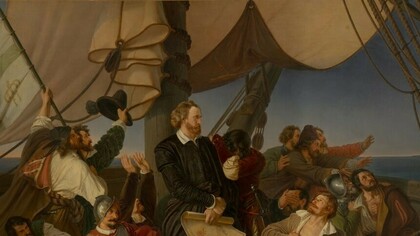 Christopher Columbus Discovers America
