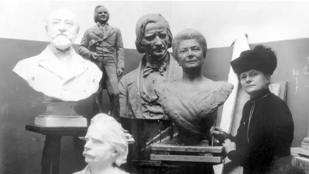 Ambrosia Tønnesen in her studio. Courtesy of Kode Museums. Photo by Synnøve des Bouvrie