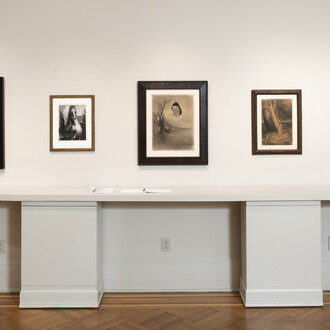 Odilon Redon and Pierre Bonnard at Jill Newhouse Gallery, installation view. Courtesy of Jill Newhouse Gallery