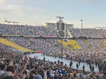 Llegada del Papa León XIV el día 9 de julio de 2026 a "l'Estadi Olímpic Lluís Companys" dentro del Anillo Olímpico, en la montaña de Montjuïc, Barcelona