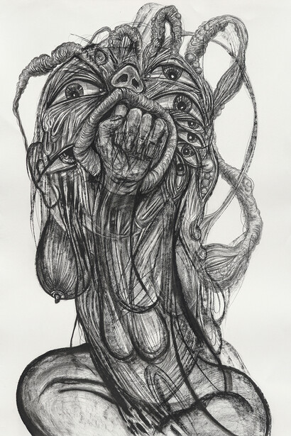 Jang Pa, Drawing for Gore deco #1, 2025. Courtesy of Kukje Gallery 