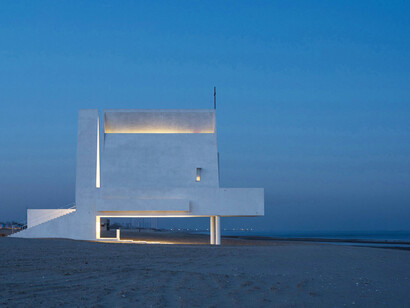 Seashore Chapel al tramonto