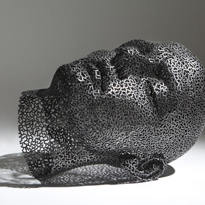 Seo Young Deok, Mediation 13, 2015, Edition of 8, Iron chain, 100 x 110 x 90 cm - 39.4 x 43.3 x 35.4 in. Courtesy Opera Gallery