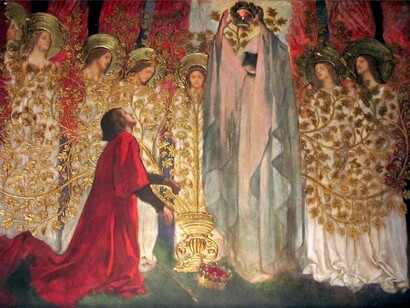 Visão do Graal, Edwin Austin Abbey