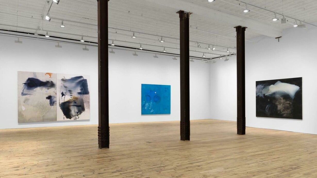 Emma McIntyre, This body holds, swamp stuff, exhibition view. Courtesy of David Zwirner Gallery