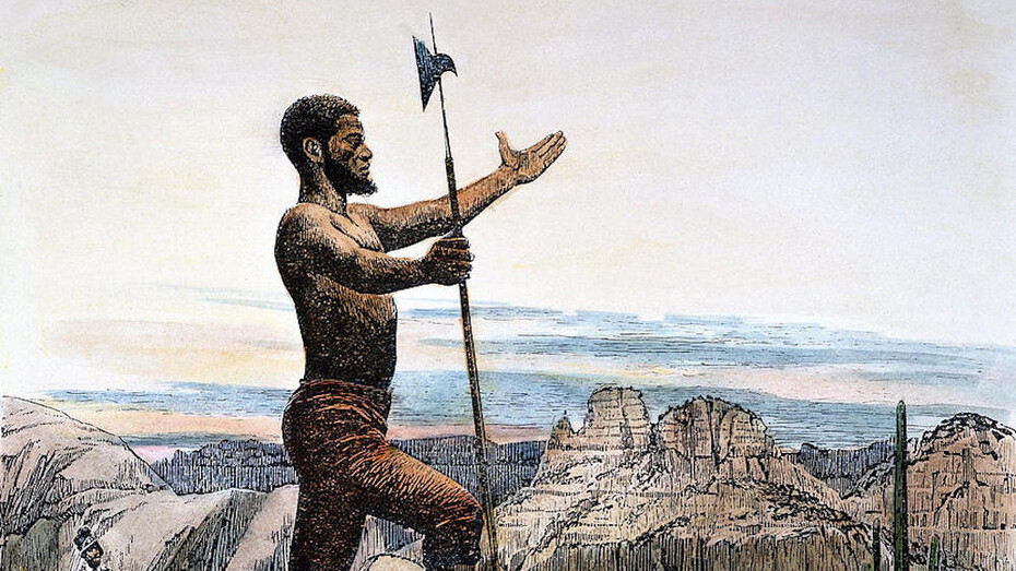 Estevanico, shown in this painting, was renowned for his ability to communicate with Native American tribes, mastering several indigenous languages during his travels