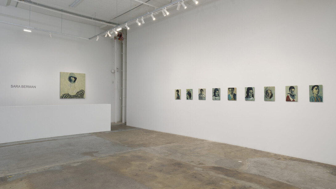 Sara Berman, Lapdogs and fools, exhibition view. Courtesy of Vielmetter Gallery