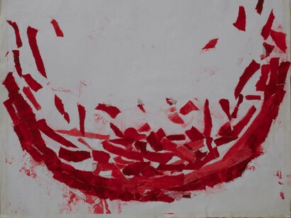 Shelagh Wakely, Untitled, undated, Paper, collage and acrylic, 54 x 56 cm