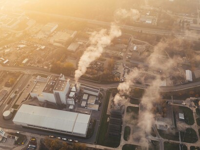 Carbon emissions from industrial zone