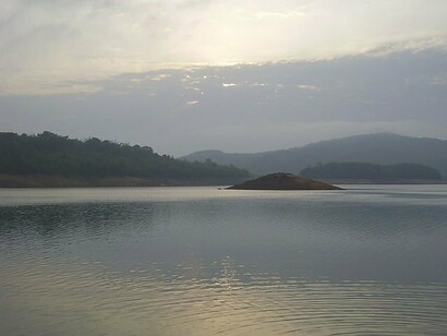 Morning in Honnemaradu, India