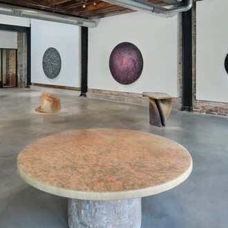 Nick Missel, Objects in mirror are closer than they appear, exhibition view. Courtesy of Wexler Gallery