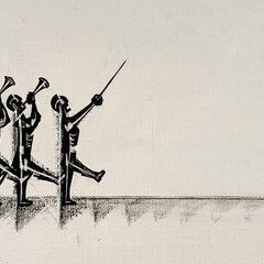 Si Lewen: The Parade. Courtesy of Menil