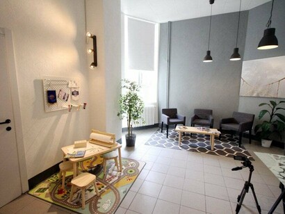 Allestimento della "Stanza tutta per sé" presso il Comando dei Carabinieri Garibaldi in via Copernico