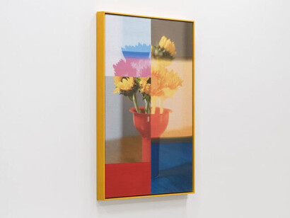 Spotlight: Evan Trine. Ketchup and mustard, exhibition view. Courtesy of Vielmetter