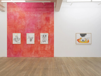 Marc Bauer, Side by side, exhibition view. Courtesy of Galerie Peter Kilchmann