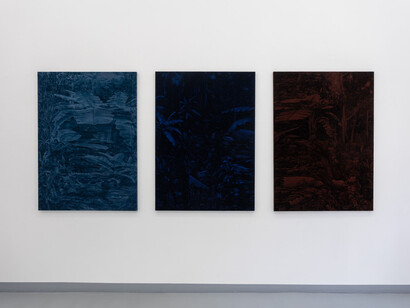 Rita Süveges, Eight minutes until sunlight arrives, exhibition view. Courtesy of acb Gallery