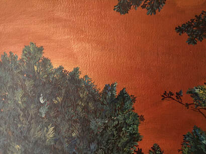 Farida El Gazzar
Green magic hiding, 2019
Acrylic on paper, 26 x 36cm
Courtesy Kalfayan Galleries, Athens – Thessaloniki