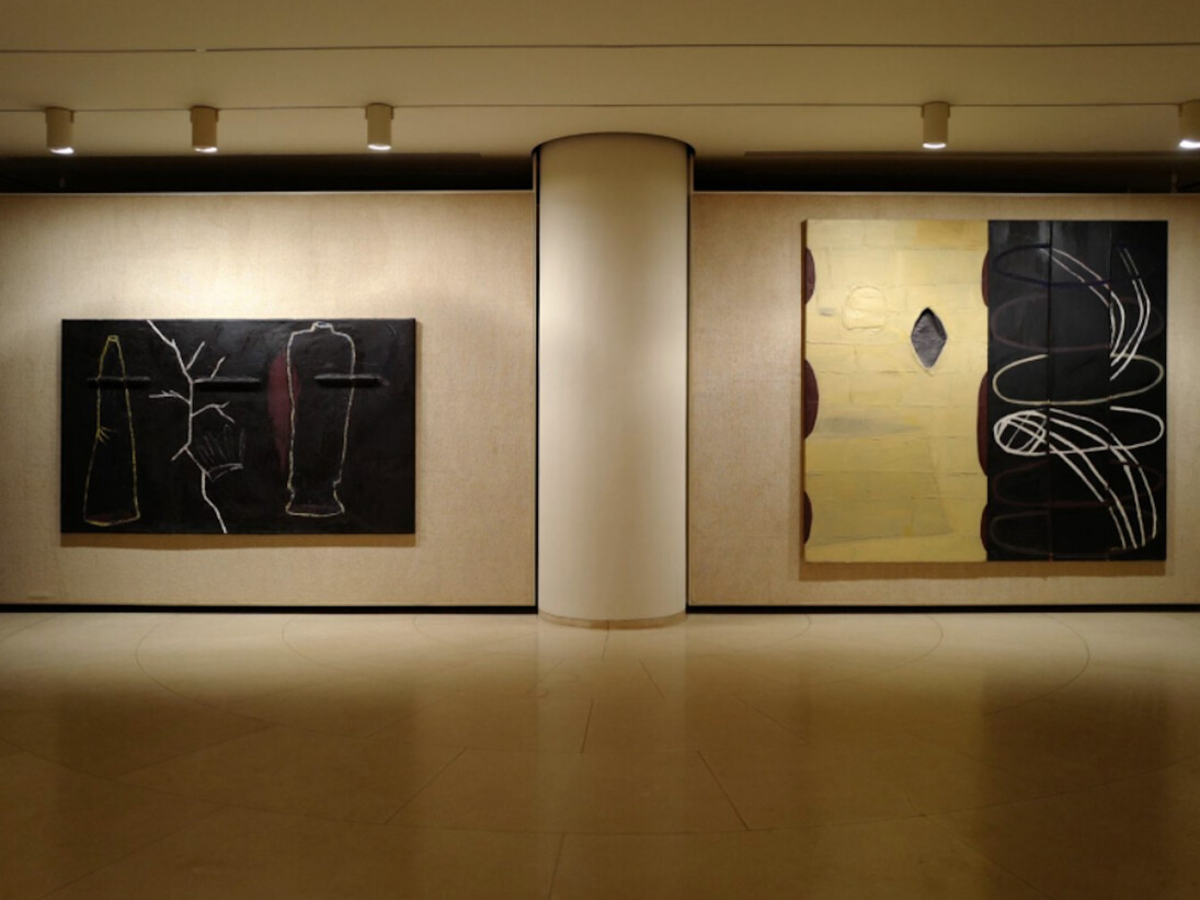 Julian Schnabel, Exhibition view. Courtesy of The Glass House