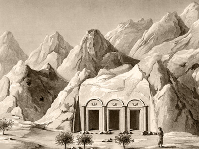 Frédéric Cailliaud, Pequeño templo excavado en la roca en Sikait