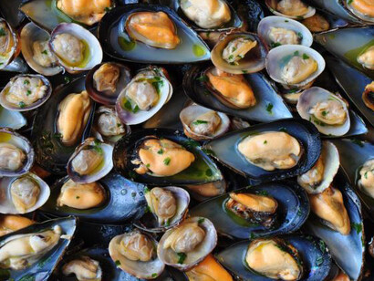 Cozze e vongole a la scotadeo 