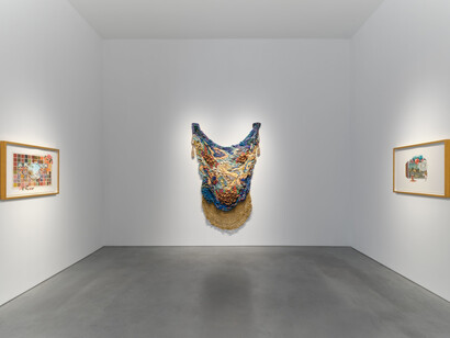 Suchitra Mattai, Fables, guineps and the sweetness of unknowing, exhibition view. Courtesy of Roberts Projects 