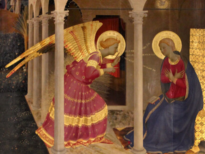 Beato Angelico, Annunciazione di Cortona, 1434-36. Per gentile concessione di Palazzo Strozzi