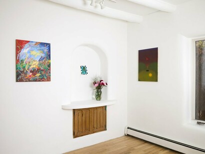 Various artist, spaced out, exhibition view. Courtesy of smoke the moon