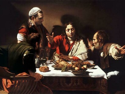 Michelangelo Merisi da Caravaggio, La Cena in Emmaus