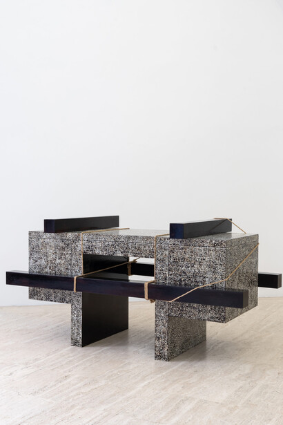 Anthea Hamilton, Soft you, exhibition view. Courtesy of Fondazione Memmo