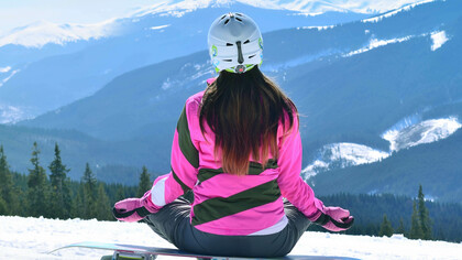 A Lady in Meditative Mood.