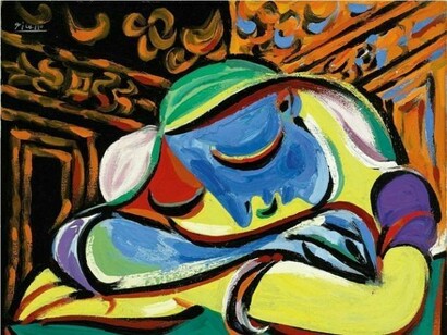 Pablo Picasso - Jeune fille endormie