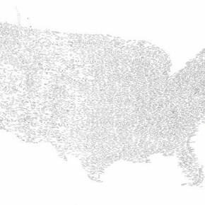 Kim Rugg, American, 2013, ink on paper, 41.93 x 28.74 inches