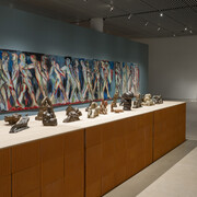Svend Wiig Hansen, Walking, falling, standing, exhibition view. Courtesy of ARoS