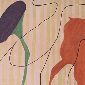 Susan Lisbin, Can you hear me X (detail), 2024. Courtesy of Susan Eley Fine Art